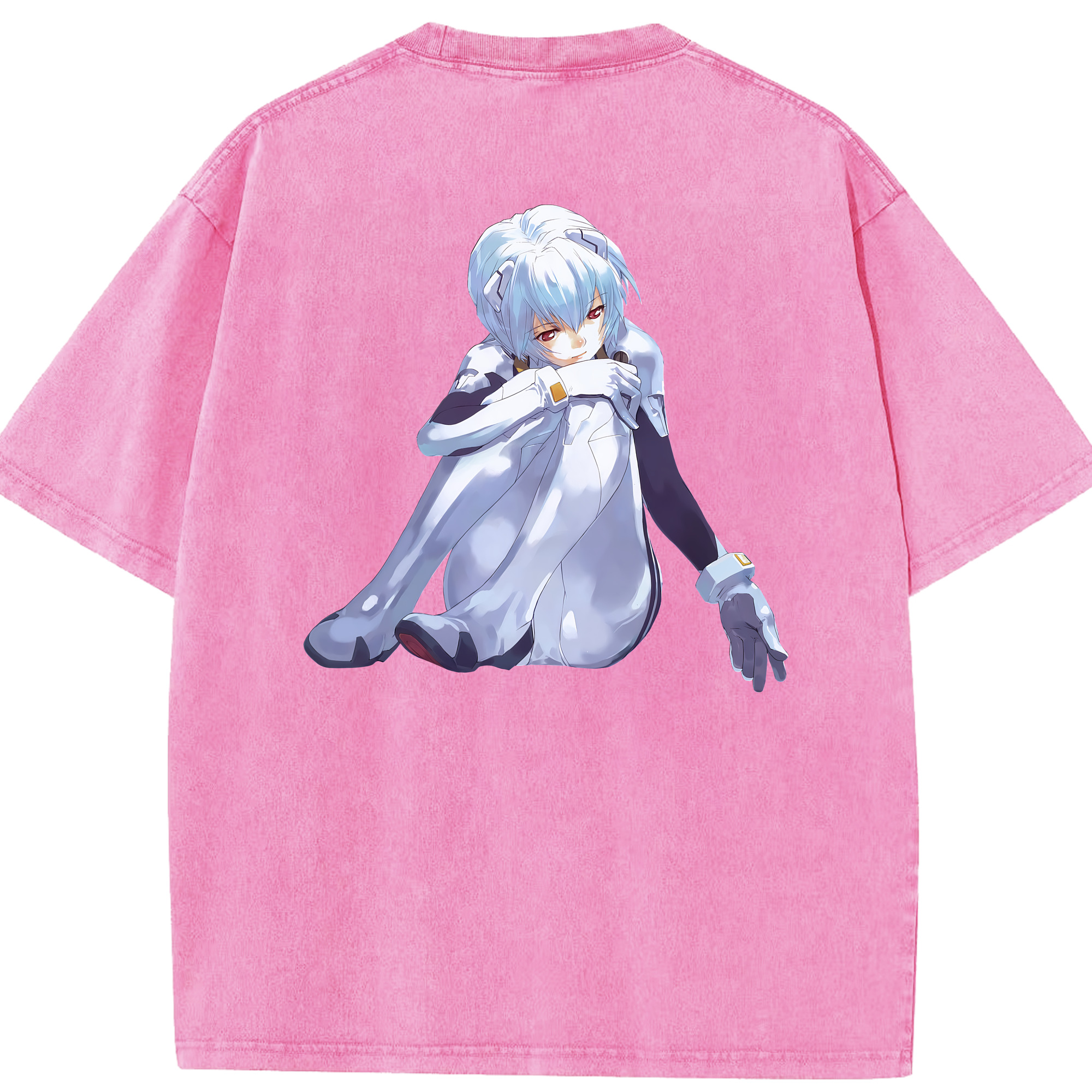 （画像用） EVA 新世紀エヴァンゲリオン 綿100% ヴィンテージ風 半袖Tシャツ（背面プリント）